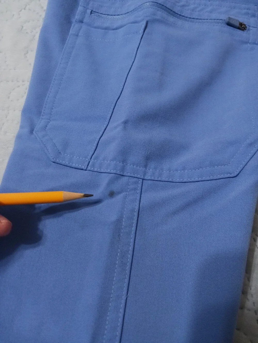 Figs XS technical collection scrubs pants only ceil blue cargo pockets